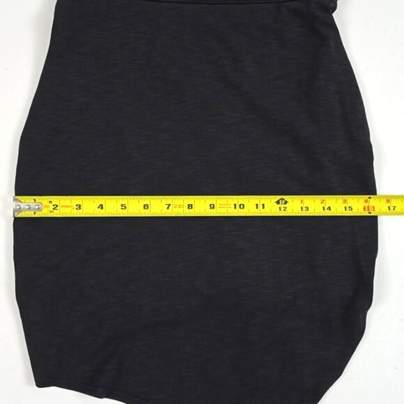 Lululemon Rare Inner Essence Skirt Black High Rise Slate Drape Stretch Size 6 - Picture 10 of 12